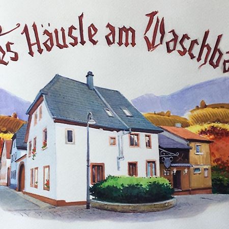 Altes Haeusle Am Waschbach-Weinberg Apartment Edenkoben Exterior photo